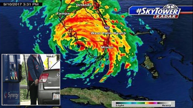 Florida launches halfway-full gas tank campaign to ease evacuations 5 years after Hurricane Irma