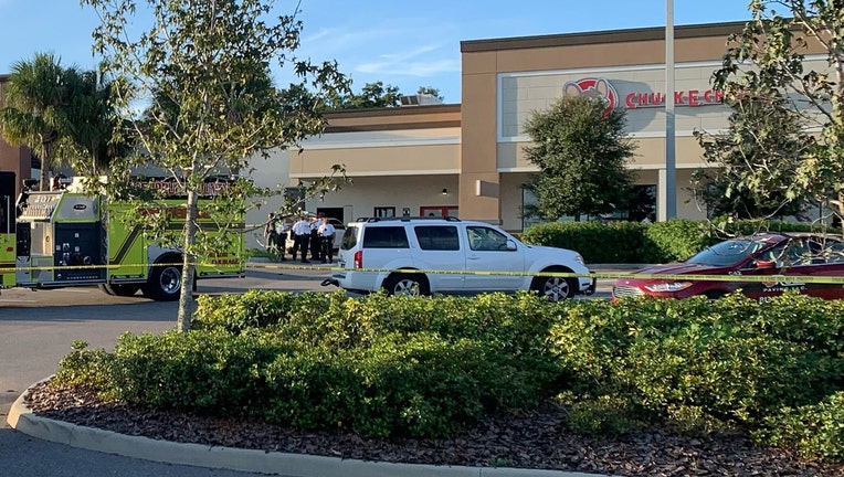 The fight at the children’s pizza restaurant ends with a shooting in the Brandon parking lot, deputies say