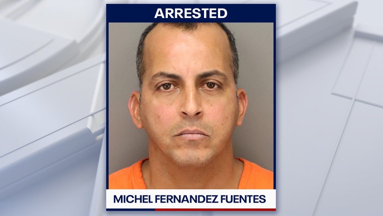 Michel Fernandez Fuentes mugshot courtesy of the Pinellas County Sheriff's Office. 