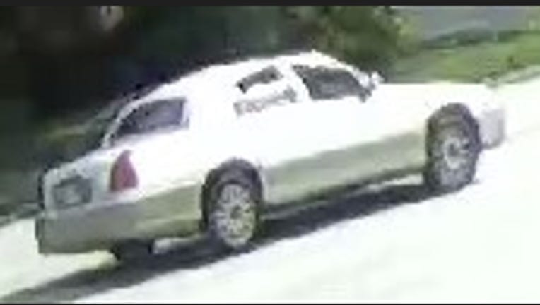 Detectives are trying to locate a white Lincoln Mercury sedan that was in the area and may have information about the crash. Image courtesy of the St. Petersburg Police Department. 