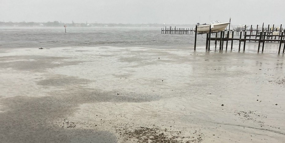 Blowout Tide' Pushes Water Out Of Tampa Bay - Videos from The
