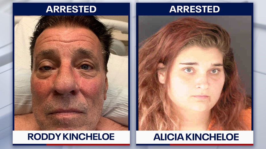 Photo: Booking images for Roddy and Alicia Kincheloe