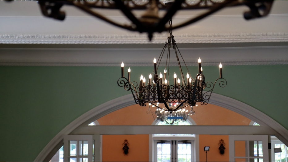 Photo: Chandelier in Hacienda Hotel