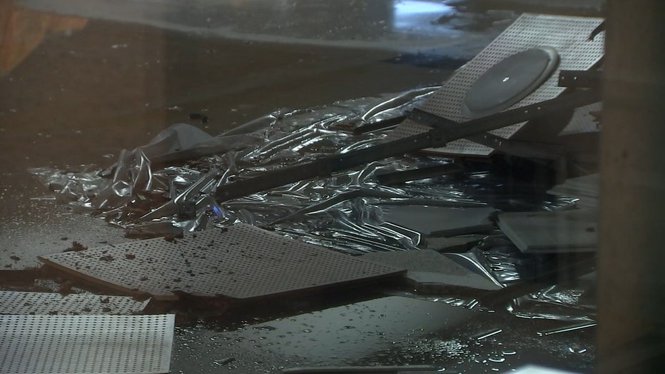 Photo: Water damage inside SRQ airport