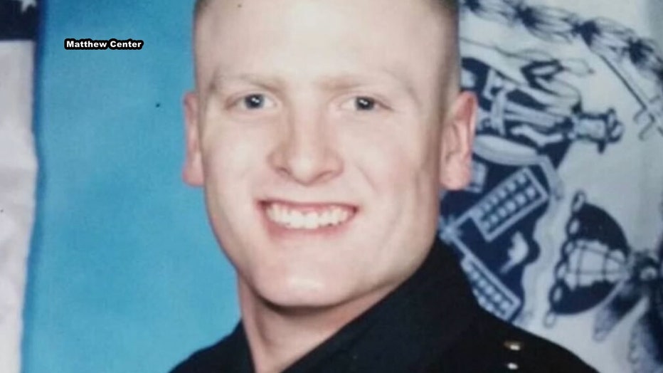 Photo: Matthew Center when he was an NYPD officer