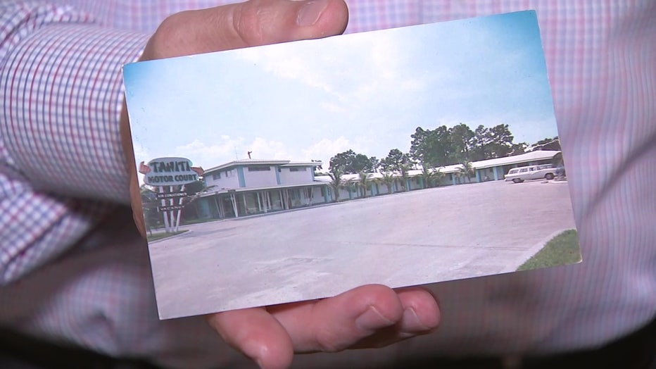 Postcard from the Tahiti Motor Inn.