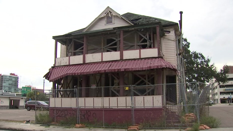 Tampa's famed Jackson House is in desperate need of repair. 