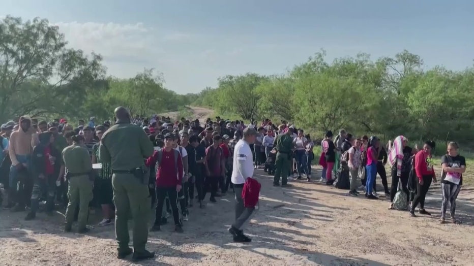 Migrants at the U.S. border