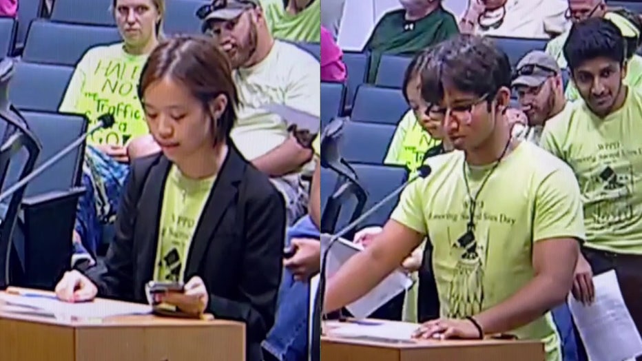 A group of environmental science students studied the impact of construction on water in the area and presented their findings to the Pasco County Commission in hopes of stopping a new housing development from being built.