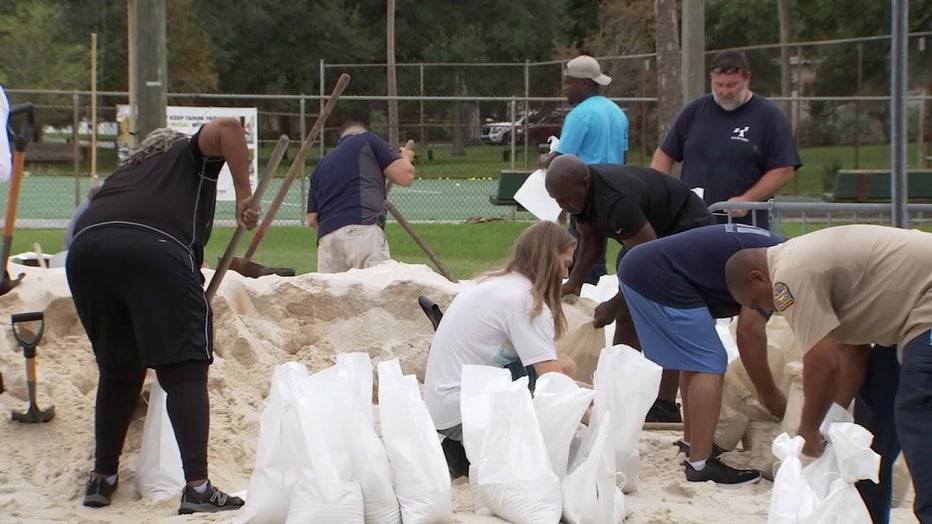 Counties across the Bay Area have opened sandbag locations ahead of Tropical Storm Ian. 