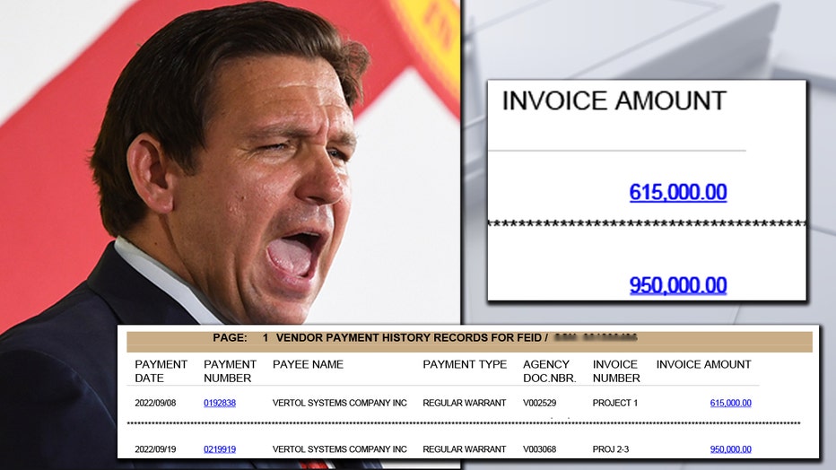 Invoices on state website show payments to Vertol company contracted for migrant flights