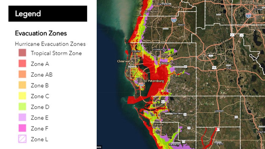 Florida Evacuation Routes Maps