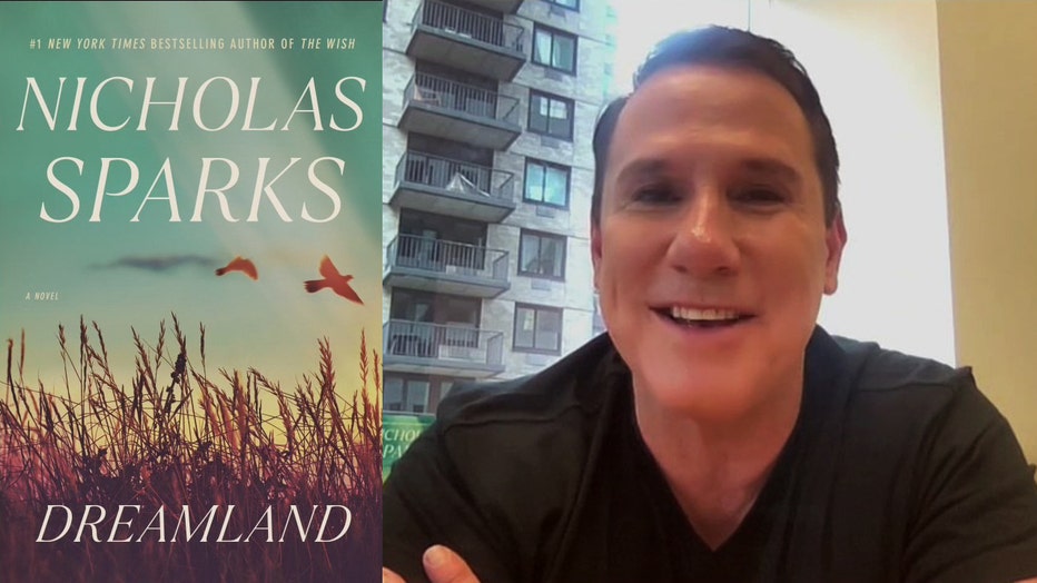 Book cover of Nicholas Sparks' new book, "Dreamland" 