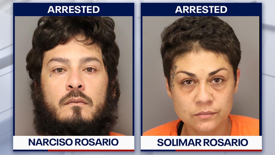 Photo: Booking images for Solimar Rosario and Narciso Rosario