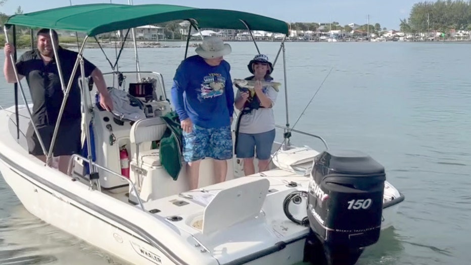 Student athletes from The Haven in Venice PD Shark Tooth Fishing Tournament