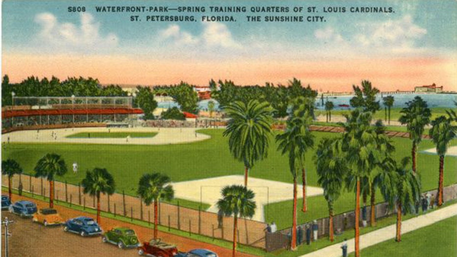 Photo: Postcard showing Waterfront Park 