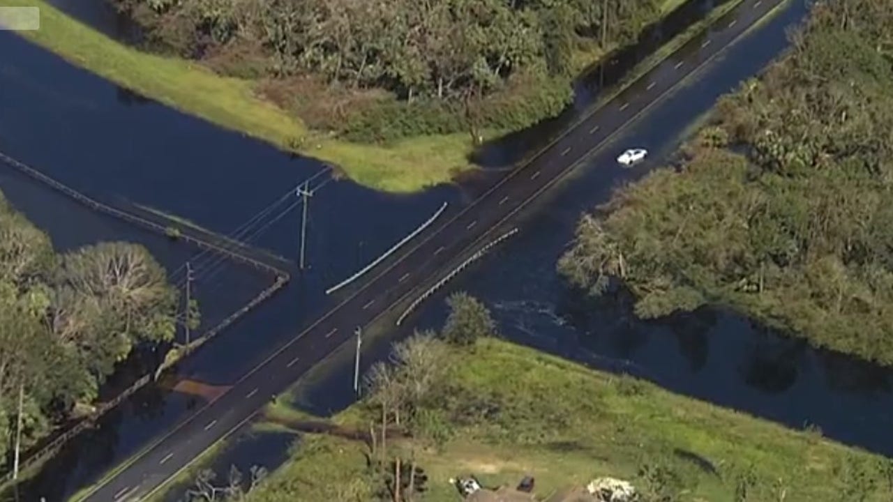 Waters Rise From Myakka River Forcing Rescues Closures In North Port   Myakka River Flooding 