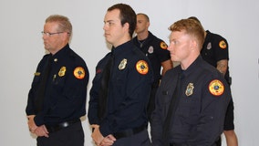 Treasure Island first responders honored for helping with Hurricane Ian relief efforts in SWFL