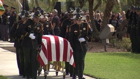 Polk County deputy laid to rest after he was killed in the line of duty by friendly fire