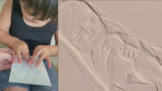 3-D prints let blind child see photos, his way