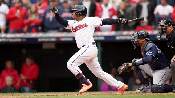 Ramírez's 2-run homer sends Guardians past Rays in AL opener