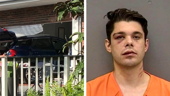 Tampa man punches woman, tries to hit her with SUV before crashing through business, police say