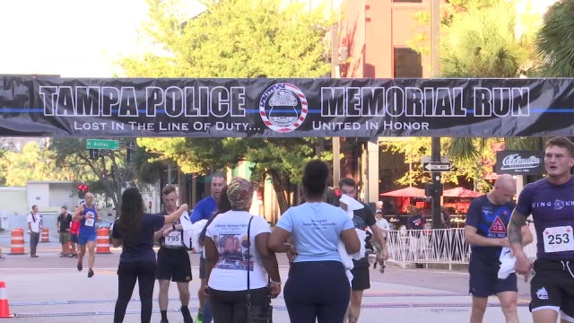Tampa Police Department honors fallen officers with memorial run