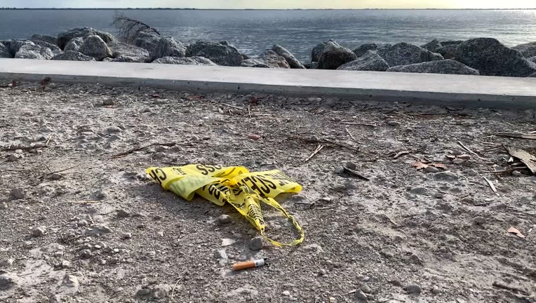 Photo: Crime scene tape at Skyway Fishing Pier where shooting took place.