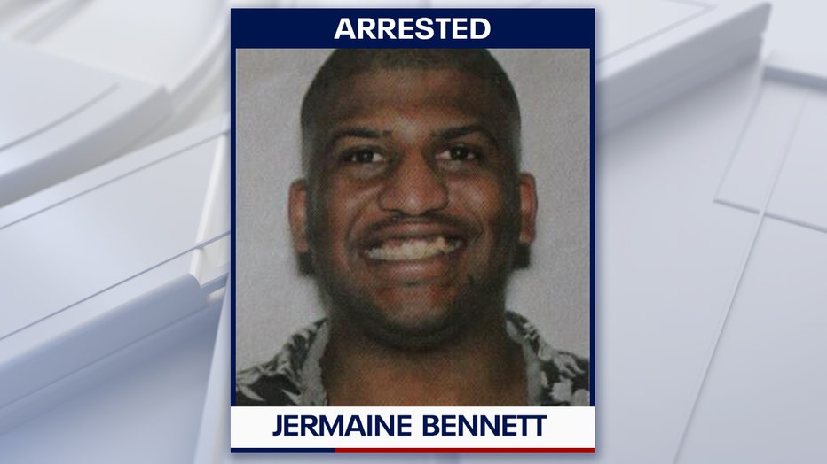 Mugshot of Jermaine Bennett courtesy of the Clearwater Police Department. 
