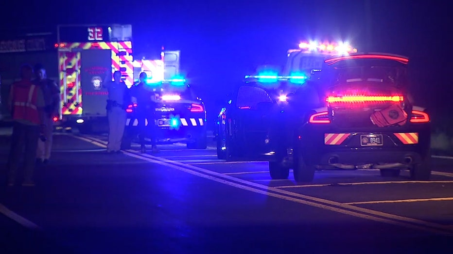 Photo: Scene of Plant City fatal traffic crash on morning of Oct. 31, 2022.