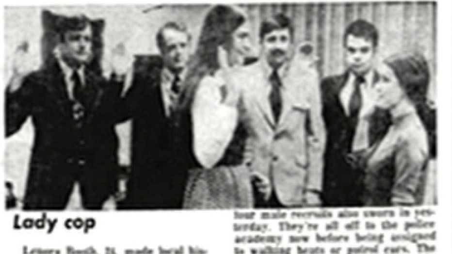 Lenora Booth was the first female officer with the Tampa Police Department.