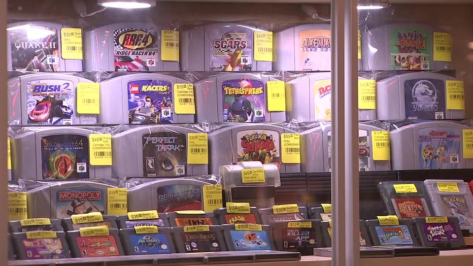 Antique video on sale game store