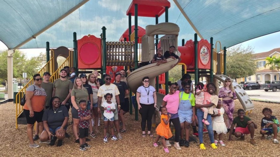 Foster children at New Life Village.