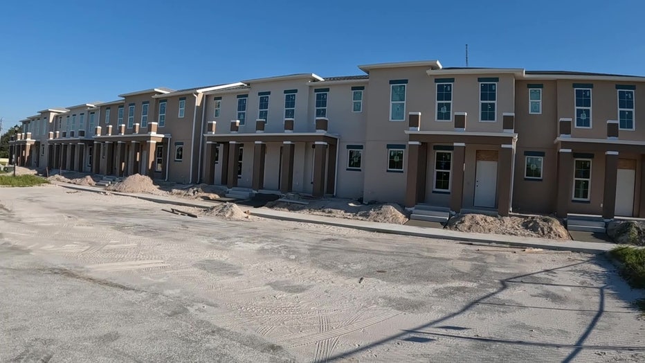 New Life Village townhomes under construction