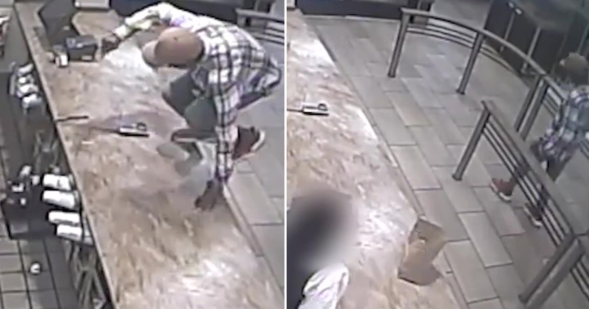 Tampa police arrest man caught on camera jumping Burger King counter ...