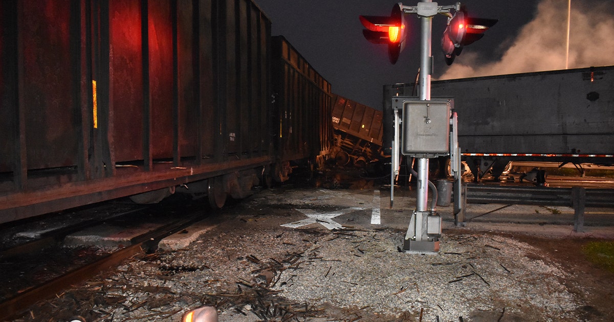 FHP: Semi-truck driver dead after fiery crash involving train in ...