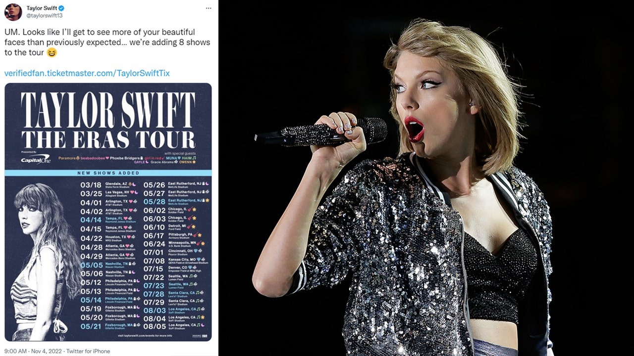 Taylor Swift announces second Tampa show date; tickets go on sale this