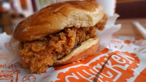 Popeyes is giving away free chicken sandwiches for a week