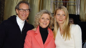 Actress Blythe Danner, Gwyneth Paltrow's mother, is in remission from the same cancer that killed her husband