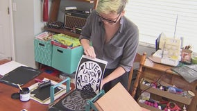 'Melimade' owner is lifelong artist specializing in block printing