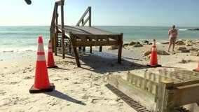 Storms caused more beach erosion, damaged dune walkovers beyond repair in Treasure Island