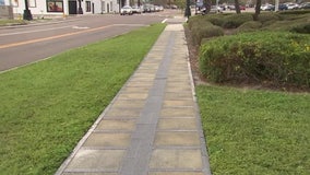 City of Tampa testing solar sidewalk to power traffic intersection