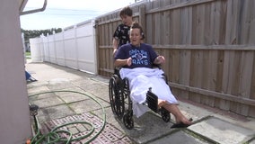 Displaced Hurricane Ian victim confined to wheelchair after accident
