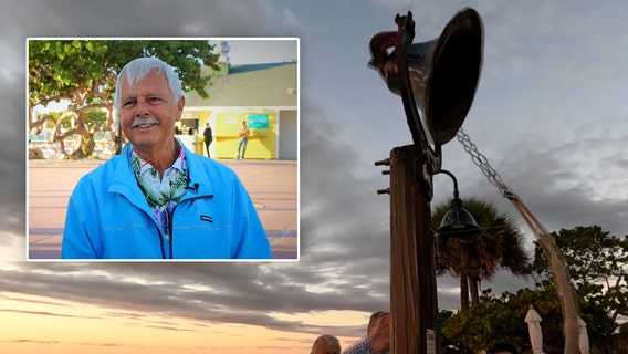'Head Ding Dong' in charge of ringing sunset bell every day in Pass-a-Grille