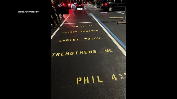 Bible verse painted on paid parking spot at Pasco County school isn’t a violation, officials say