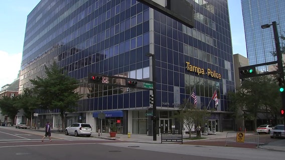 Tampa officer arrested for battery after 'bear' hugging woman and pushing her, police say