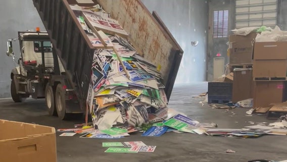 Plant City company helps recycle old election signs in Hillsborough County