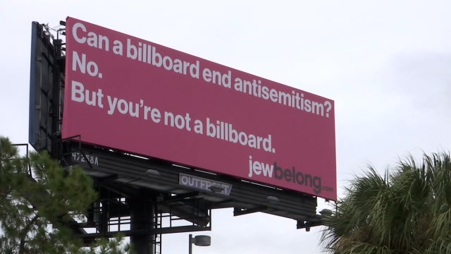 Jewish organization takes stand against hate with new billboards