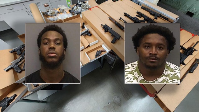 Tampa police arrest 2, seize 23 guns, narcotics, while investigating suspected drug dealer