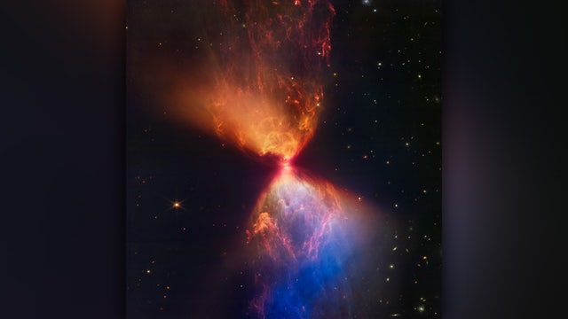 James Webb telescope's new image unveils a new star form, displaying ‘fiery hourglass’